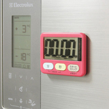 日本LEC电子计时器提醒器秒表厨房定时器闹钟创意倒计时器大屏