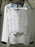 LILY16年春款 专柜正品代购 第二波 蕾丝休闲衬衫116120C8501-549
