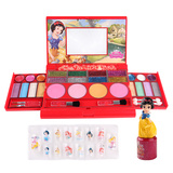 芭比迪斯尼儿童化妆品彩妆盒套装过家家玩具公主笔记本表演礼物盒