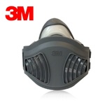 3M防护面罩1211防汽车尾气颗粒物防尘防毒面具户外骑行工作面罩