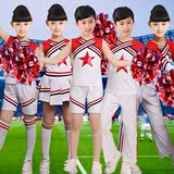 六一儿童学生啦啦操服装拉拉队服健美操幼儿比赛演出表演套装男女