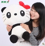 毛绒公仔 玩具 kitty熊猫布偶 hello大熊猫抱枕 布娃娃 玩偶 布艺