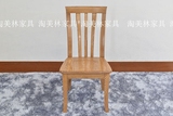 新款实木成人整装特价橡木椅子欧式现代简约靠背餐桌椅组合不包邮