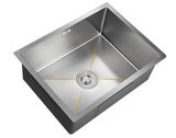 大单槽加厚不锈钢台下盆洗碗池手工水槽单槽厨房水槽套餐洗菜盆