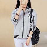 棒球服女春秋季韩版2016学生大码长袖开衫短款风衣小外套时尚夹克