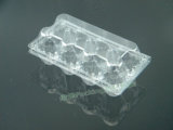 100个——8枚土鸡蛋托盘PVC吸塑透明塑料蛋托鸡蛋包装盒蛋盒超市