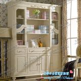 KB0019欧式雕花美式实木儿童家具定制定做展示柜组合柜储物柜书柜