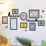 墙贴纸贴画客厅沙发背景墙壁纸装饰欧式创意墙上画框时尚现代简约