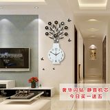 久久达2016异形客厅静音钟表时钟卧室欧式石英钟装饰挂钟JT1502