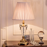 客厅灯台灯卧室床头 欧式台灯奢华 水晶台灯新古典卧室灯个性台灯