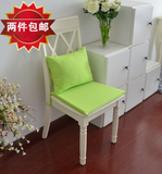 朗柏 韩式糖果色坐垫 简约纯色办公室座垫 加厚椅子垫 餐桌椅垫