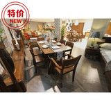 北美黑胡桃餐桌 纯实木餐厅厅家具 无辅料无贴面长餐桌 厂家直销