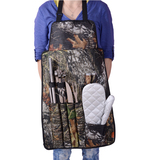 森林人家烧烤工具套装烧烤围裙7件套户外烧烤架子配件全套JZ2004