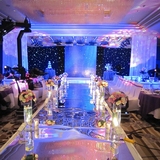 超亮加厚0.12mm镜面地毯双面银彩色T台舞台婚庆婚礼场地布置道具
