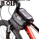 BOI 山地自行车触屏上管单车双边车前包触屏手机包骑行装备配件