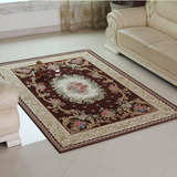 经典咖啡色 棉加丝地毯 客厅 卧室 地垫 嘉博朗厂家直销欧式风格