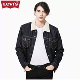 Levi's李维斯 海外代购男士毛领加厚加绒牛仔外套夹克70598-0027