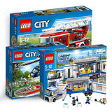 亚马逊LEGO乐高积木拼装儿童玩具益智男孩城市系列小颗粒拼插积木