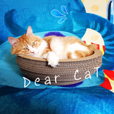 猫抓板 大号磨爪瓦勒纸沙发碗型猫磨爪板宠物猫用品玩具猫窝包邮