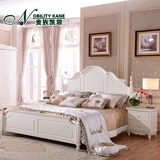 贵族凯恩 实木床双人床韩式田园公主床欧式床1.5米卧室单人床婚床