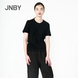 JNBY/江南布衣商场同款夏新款简约自然休闲圆领短袖女T恤5G461182