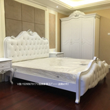 欧式床实木床双人床法式公主床卧室床1.5m 1.8米结婚床样板房家具