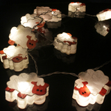 泰国线球动物温馨儿童房彩灯串批发彩纸绵羊 小羊款1米10灯电池灯