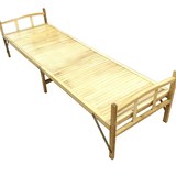 折叠竹床单人竹板床 办公室午休床加固实木凉床 简易陪护床双人