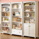 简约现代简易书架宜家书柜自由组合置物架收纳柜子儿童实木储物柜