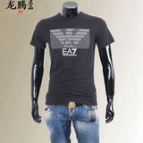 正品代购Armani 阿玛尼 EA7男装修身短袖T恤圆领大鹰夏季新款半袖