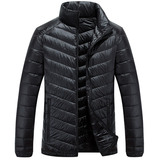 NIAN JEEP 2015冬季新款轻薄短款男士羽绒服 吉普盾纯色保暖外套