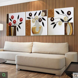 客厅装饰画现代简约三联画墙画沙发背景墙挂画无框画立体浮雕画壁