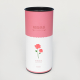 新款 玫瑰花茶 空包装批发定制 空纸罐 牛皮纸桶 茶叶罐茶叶盒