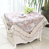 茶几桌布正方形布艺蕾丝长方形餐桌床头柜罩盖巾台布电视柜布盖布