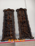 超值越南红木工艺品乌纹木雕龙凤屏风摆件长形挂屏纯手工精细雕刻