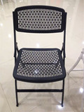 新款塑料折叠椅 办公椅 加厚新闻椅户外活动椅展会椅 培训会场椅
