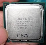 拆机Intel 奔腾双核 E5200 2.5G 2M 800 45nm酷睿 775针 CPU 包好
