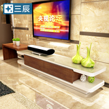三辰 现代简约电视柜 组合客厅板式客厅茶几 时尚简约烤漆电视柜