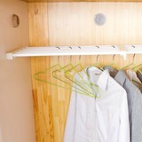 衣柜收纳分层隔板橱柜可伸缩分隔层架厨房免钉置物架不锈钢分层隔