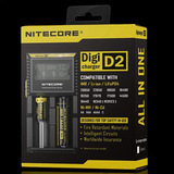 奈特科尔NiteCore D2智能数码液晶充电器18650 16340 AAA