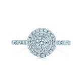 TIFFANY Soleste正品美国代购直邮PT950铂金钻石求婚钻戒女戒指