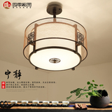 新中式吊灯卧室灯现代简约客厅餐厅书房茶楼圆形玄关阳台中式灯具