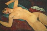 抽象印刷绘画油画莫迪里阿尼-侧卧的裸女客厅装饰画热销包邮火爆