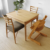 纯实木白橡木餐桌椅组合原木伸缩饭桌现代简约北欧宜家小户型日式