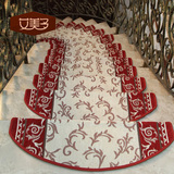 欧式地毯 实木楼梯踏步垫 防滑免胶 异型家用楼梯垫支持定制订做