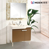 MOEN摩恩 浴室柜组合套装新款欧式现代简约900mm康宁BC1905-101BG