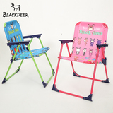 黑鹿BLACKDEER户外儿童折叠椅子 沙滩靠背椅 懒人 波利玛丽卡通椅