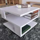 宜家正方形茶几简约现代客厅创意矮方桌子小户型边几柜角几床头柜