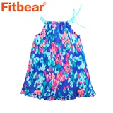 Fitbear婴儿连衣裙吊带裙子新款女童童装宝宝碎花裙夏装0-1岁纯棉