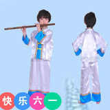 六一儿童节演出服装 男童葫芦丝舞舞蹈服苗族服饰少数民族表演服